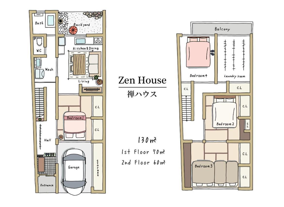 Zen House Villa Takayama  Buitenkant foto